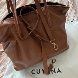 Cuyana Top zip satchel